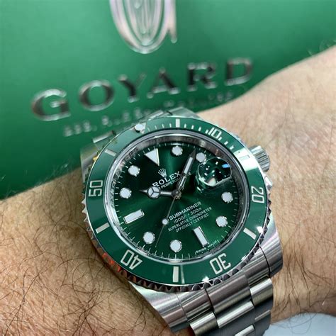 rolex green submariner new